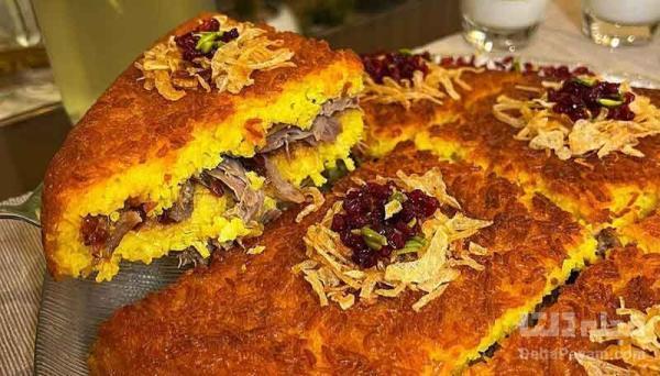 طرز تهیه ته چین با گوشت بره طرز تهیه ته چین با گوشت بره