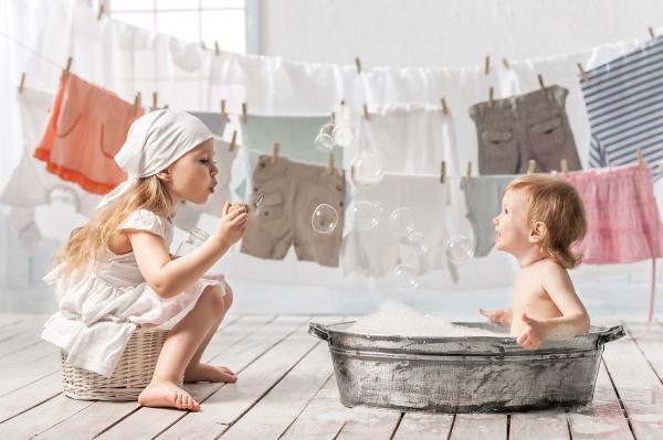 شوینده خانگی لباس برای بچه ها و پوست های حساس