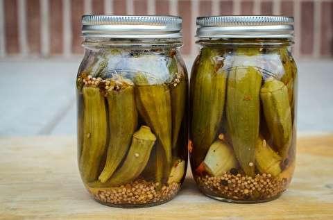 طرز تهیه ترشی بامیه خانگی طرز تهیه ترشی بامیه خانگی