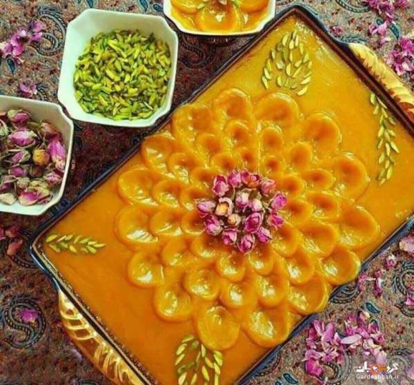 4 روش تهیه حلوای زعفرانی مجلسی برای افطار