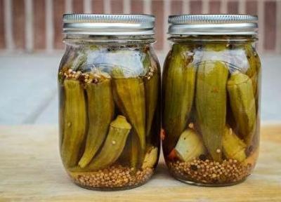 طرز تهیه ترشی بامیه خانگی