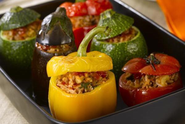 طرز تهیه دلمه فلفل و بادمجان خوشمزه