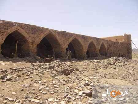 کاروانسرای قلعه خرگوشی در بیابان های یزد، عکس کاروانسرای قلعه خرگوشی در بیابان های یزد، عکس