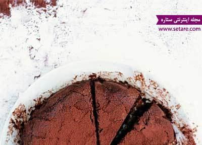 طرز تهیه کیک شکلاتی بدون آرد