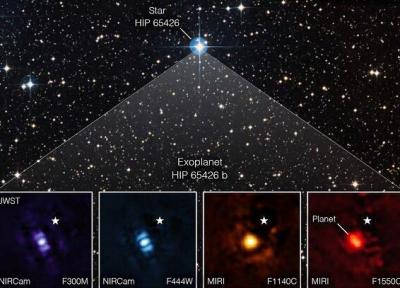 جیمز وب اولین تصاویر مستقیم از یک سیاره فراخورشیدی را منتشر کرد
