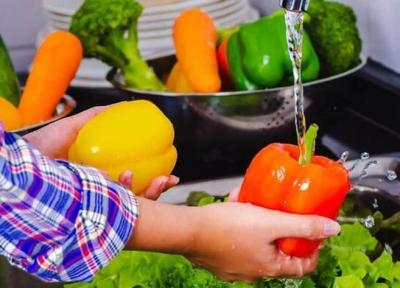 نحوه صحیح شست وشوی میوه و سبزی